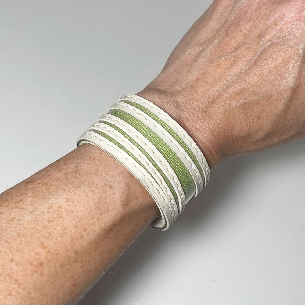 Handmade Vinyl Cuff Bracelet